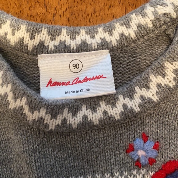 Hanna Andersson sweater dress 90/3T - Picture 2 of 5